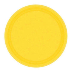Yellow Plates (20 Pack) - The Party Room