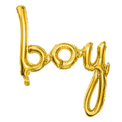 Gold Boy Foil Balloons - The Party Room