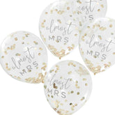 Botanical Hen Party Almost Mrs Confetti Balloons 5pk - The Party Room