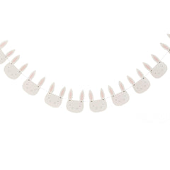 Pink & White Bunny Face Bunting - The Party Room