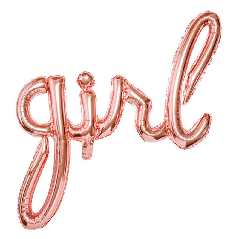Rose Gold Girl Foil Balloons - The Party Room