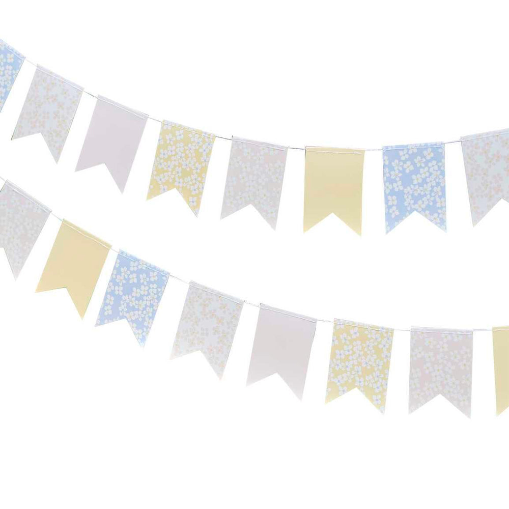 Spring Floral Flag Party Bunting - The Party Room