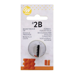 Wilton #2B Large Basketweave Tip