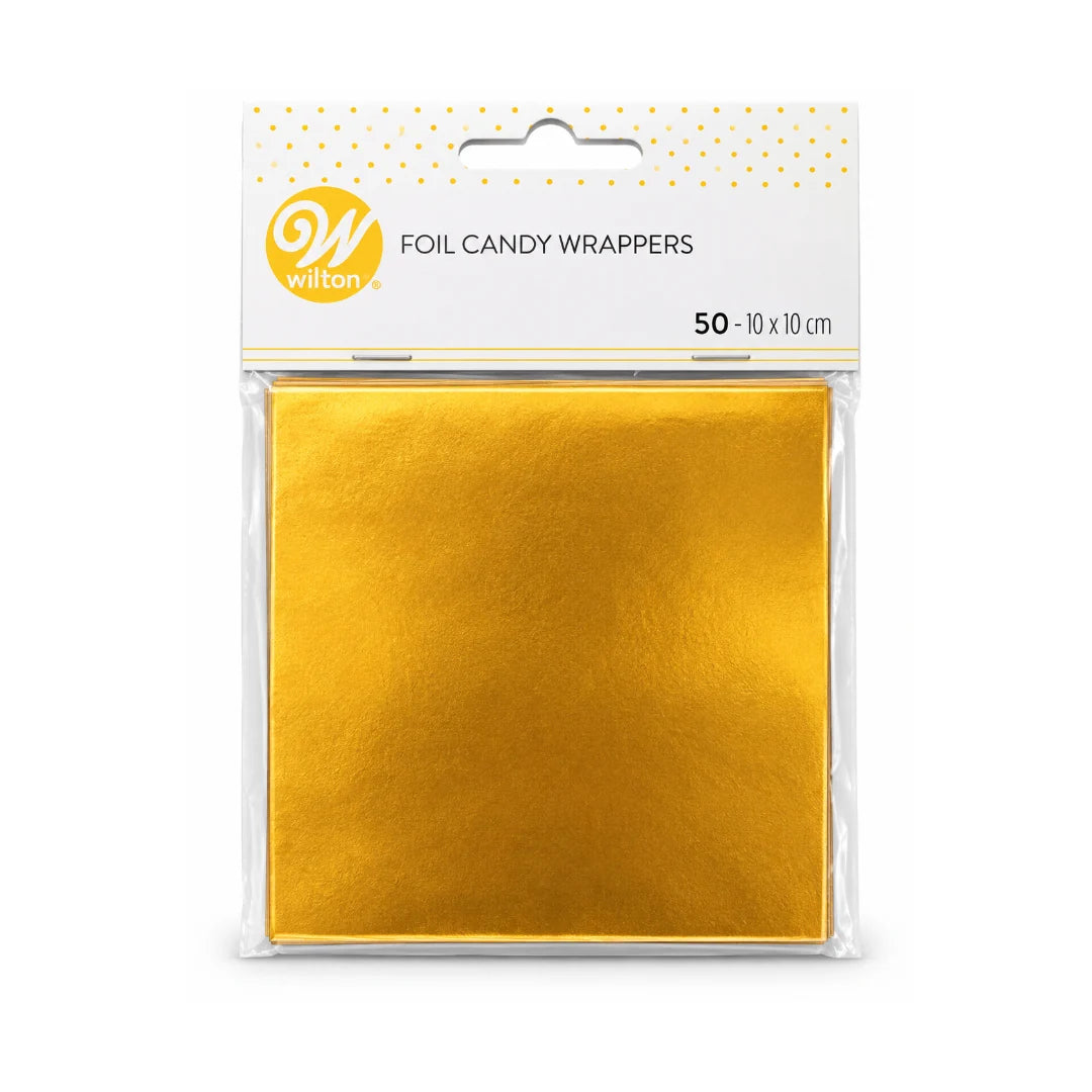 Gold Foil Wrappers 50pk