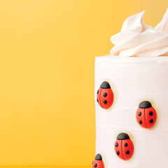 Ladybugs Icing Decorations 10pk
