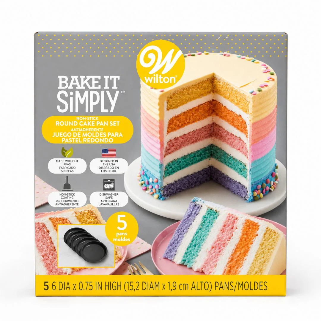 Round Layered Cake Tin set 15cm