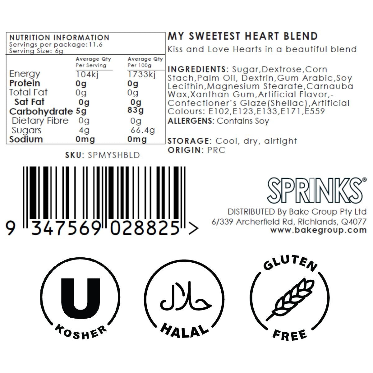 My Sweetest Heart Sprinkles