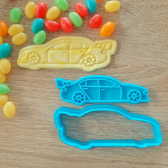 Racing Car V8 Supercar Cookie Cutter & Fondant Stamp