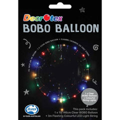 BOBO Large 46cm Balloon with Colour LED Light String