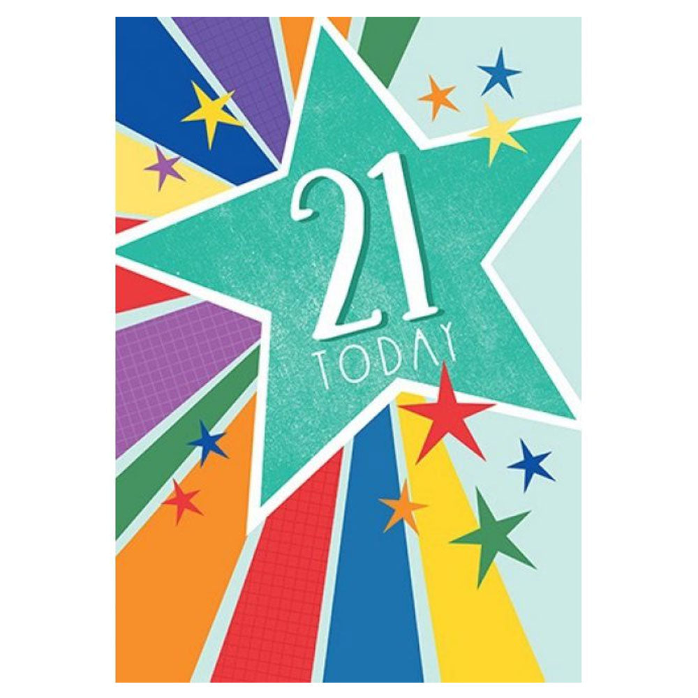 Jumbo 21st Birthday Card