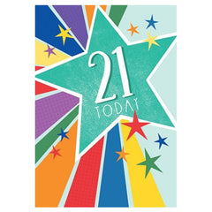 Jumbo 21st Birthday Card