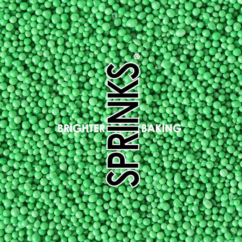 Green Nonpareils Sprinkles