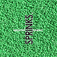 Green Nonpareils Sprinkles