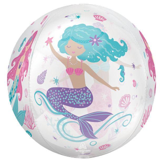 Shimmering Mermaid Orbz Balloon