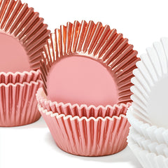 Rose Gold Foil Baking Cups 50pk