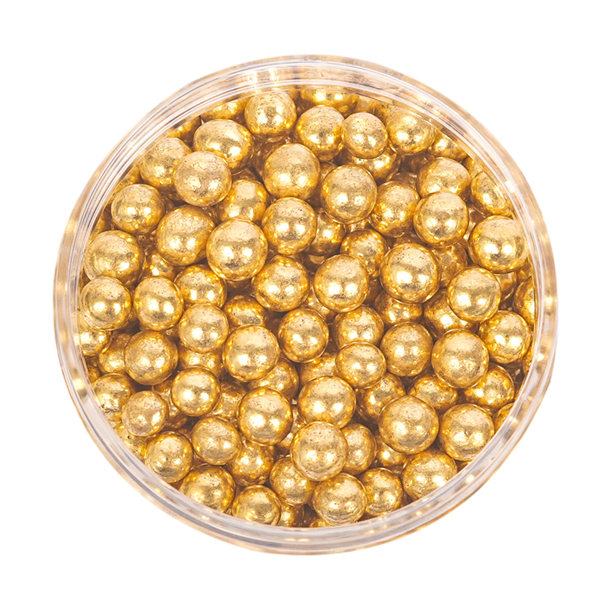 Crunchy Shiny Gold 4mm Sprinkles