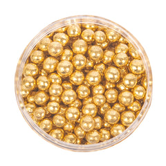 Crunchy Shiny Gold 4mm Sprinkles
