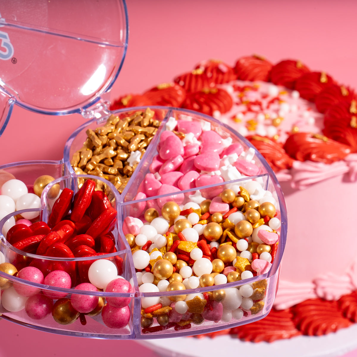 Love Story Heart Sprinkles Box