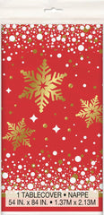 Gold Sparkle Christmas Tablecover