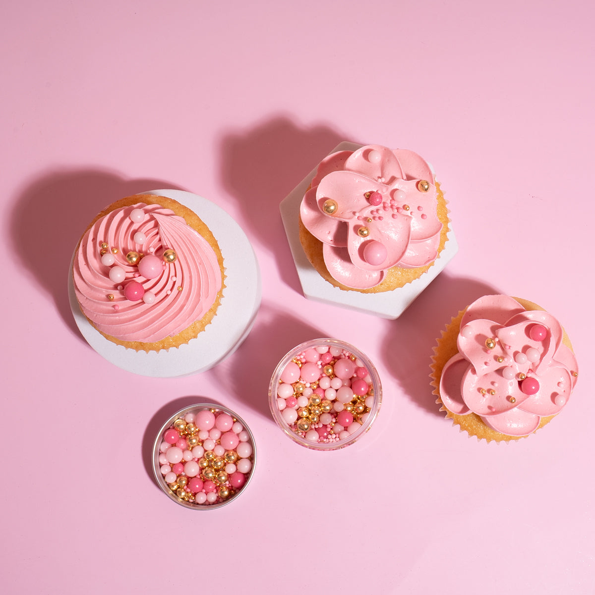 Pink Velvet Crunch Sprinkles