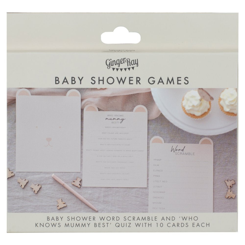 Teddy Bear Baby Shower Games