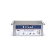 LOYAL Square Cake Tin 7" x 3" (18cm x 7.5cm)