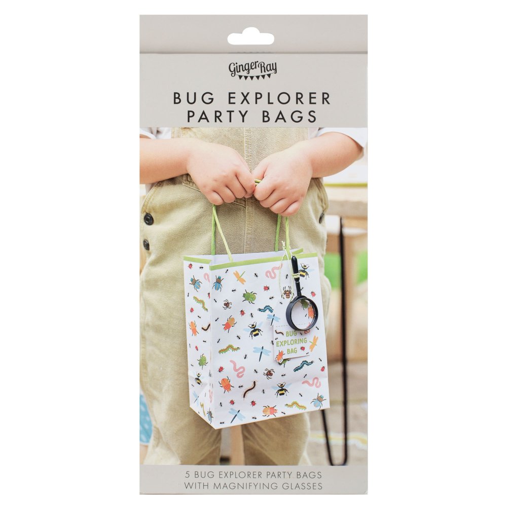 Bug Treat Bags with Magnifying Glasses 5pk