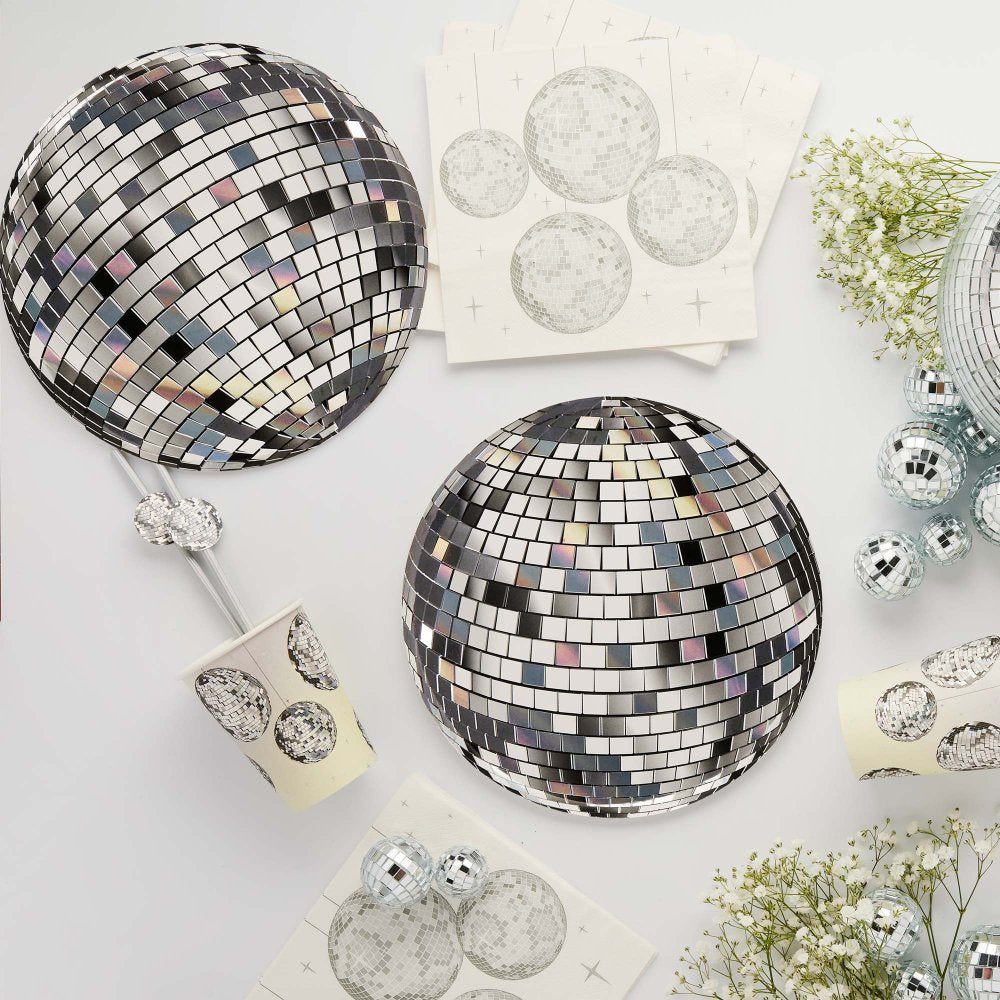 Disco Party Plates 8pk