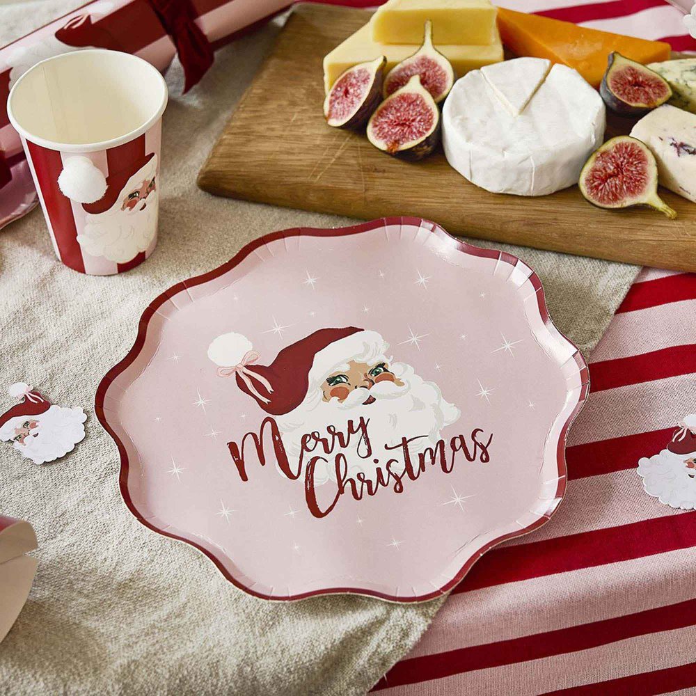 Santa Baby Plates 8pk