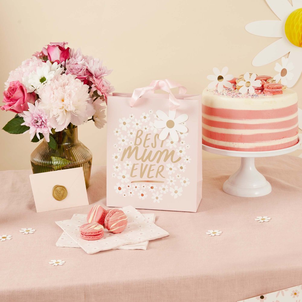 Best Mum Ever Daisy Gift Bag
