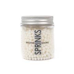 White Cachous Pearl Bead Sprinkles
