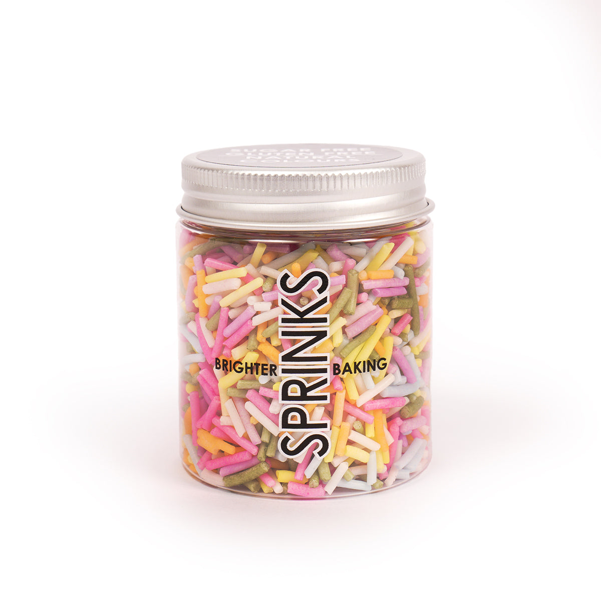 Sugar Free Natural Coloured Pastel Rainbow Jimmies Sprinkles