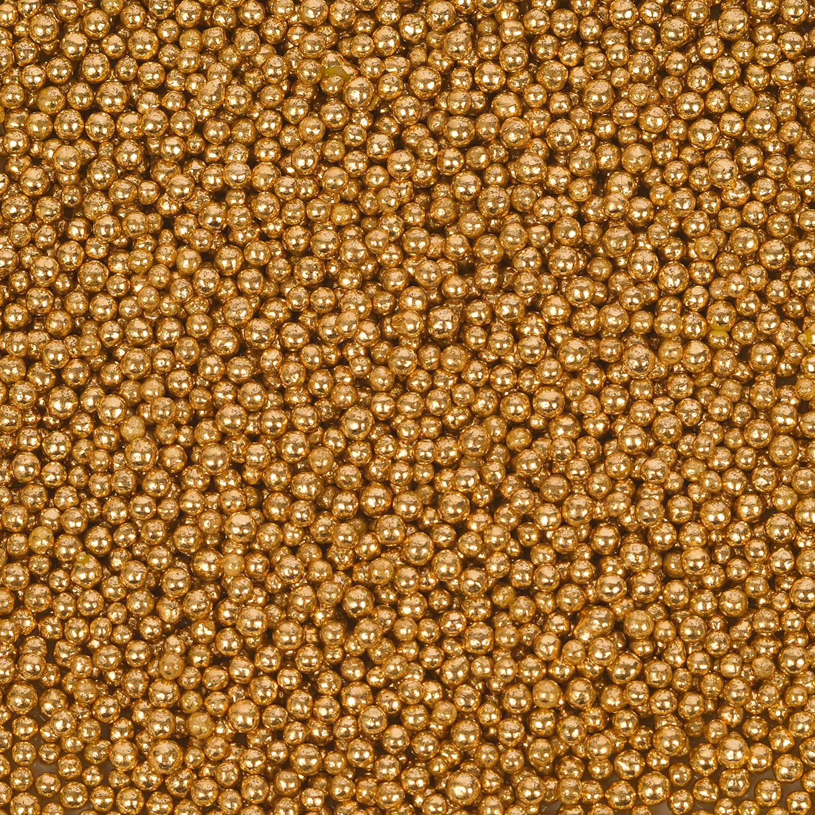 Crunchy Shiny Gold 2mm Sprinkles