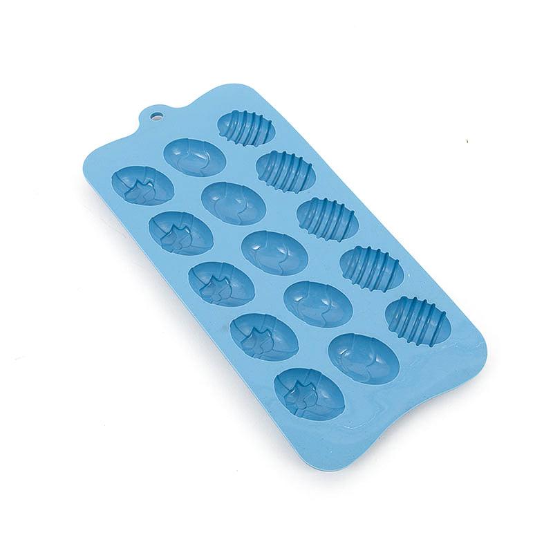 Small Decorated Easter Egg Silicone Mould