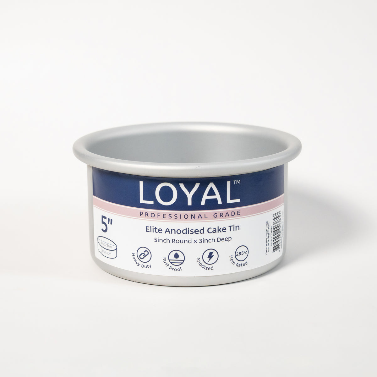 LOYAL Round Cake Tin 5" x 3" (12.5cm x 7.5cm)