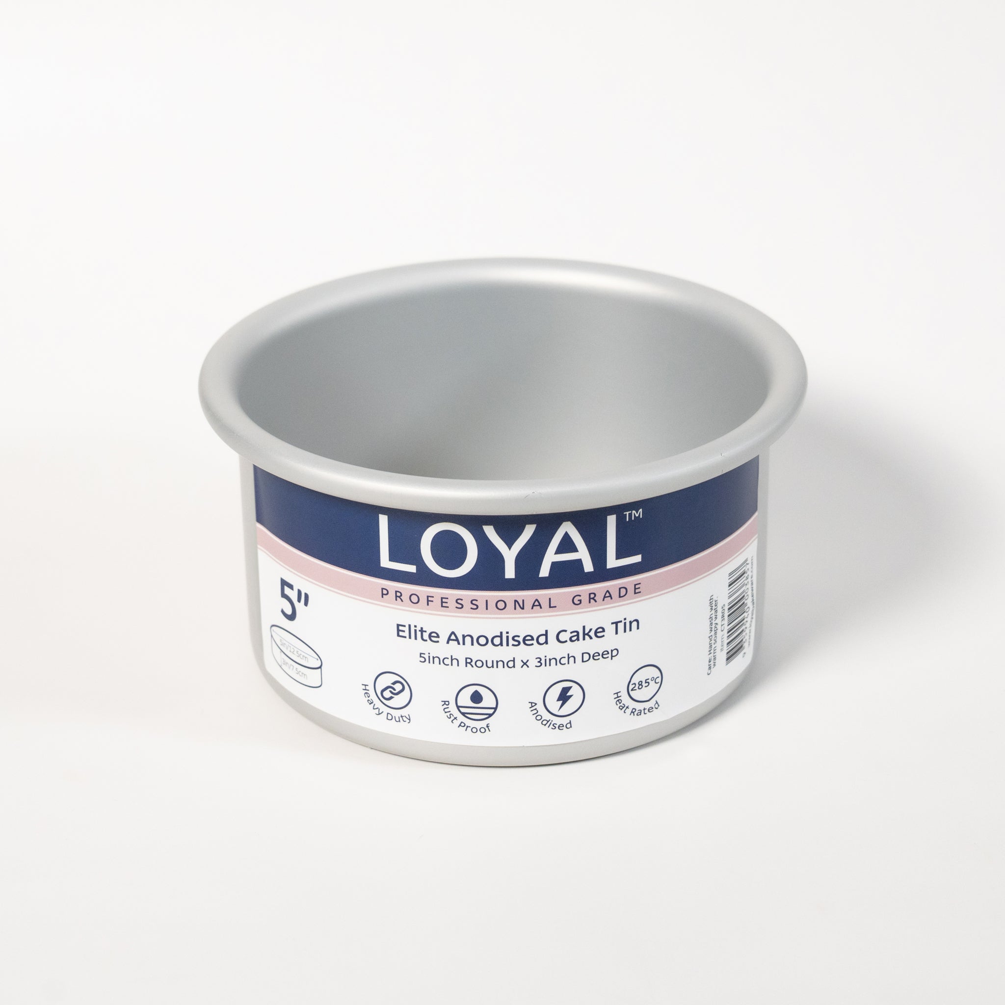LOYAL Round Cake Tin 5" x 3" (12.5cm x 7.5cm)