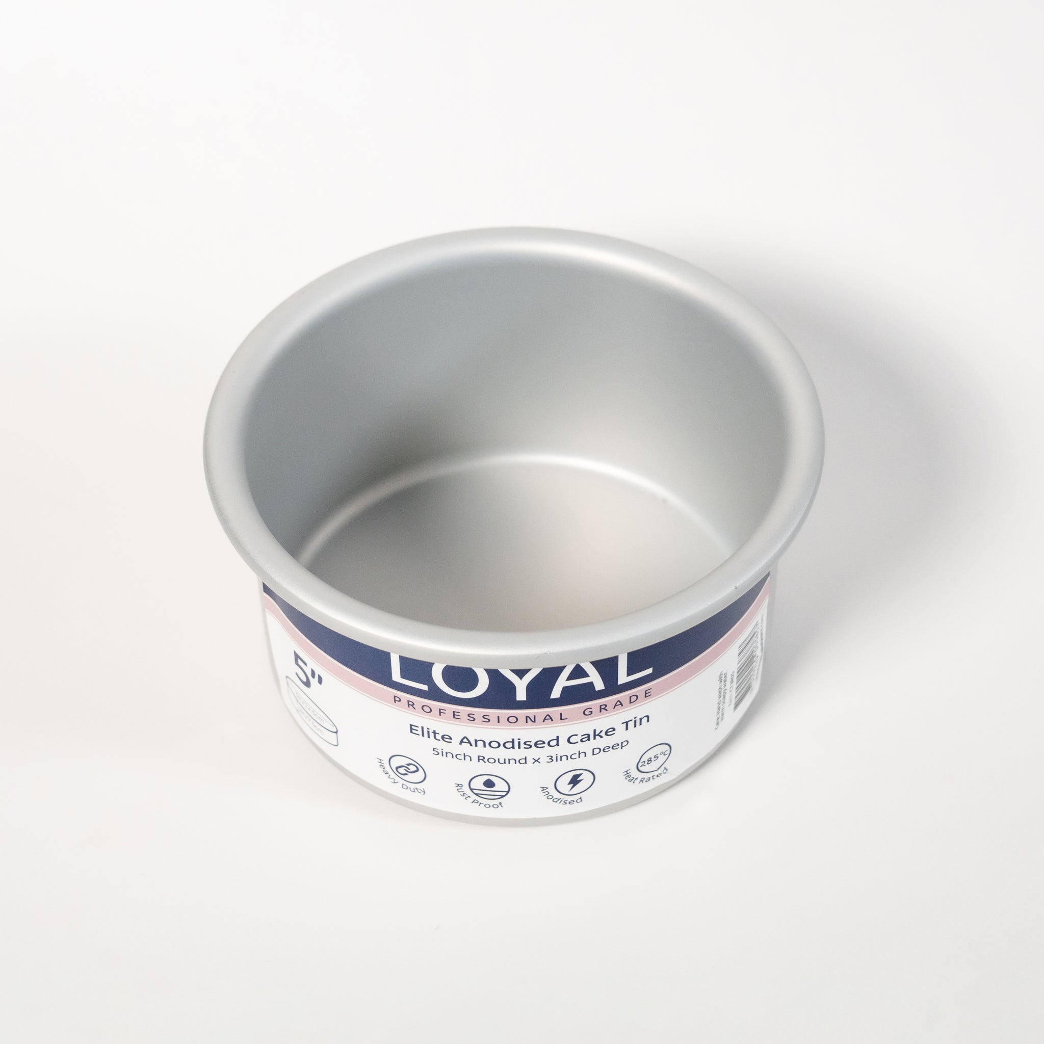 LOYAL Round Cake Tin 5" x 3" (12.5cm x 7.5cm)