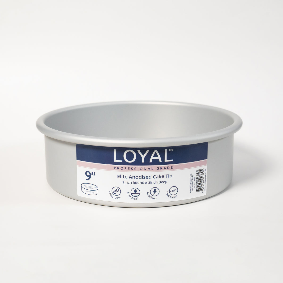 LOYAL Round Cake Tin 9" x 3" (23cm x 7.5cm)