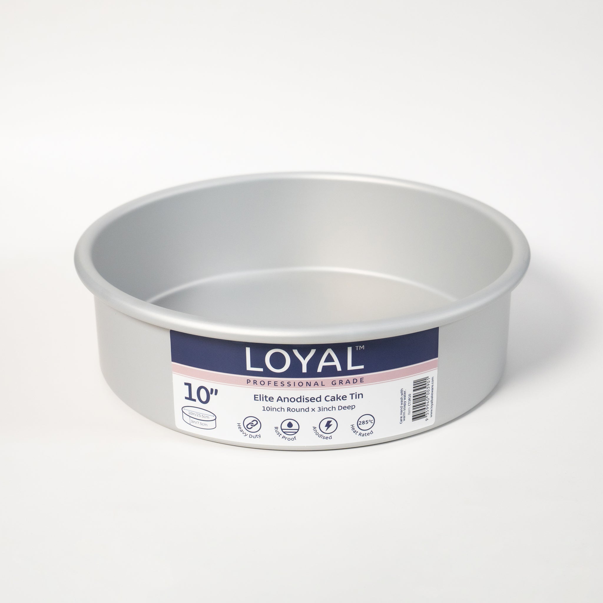 LOYAL Round Cake Tin 10" x 3" (25cm x 7.5cm)