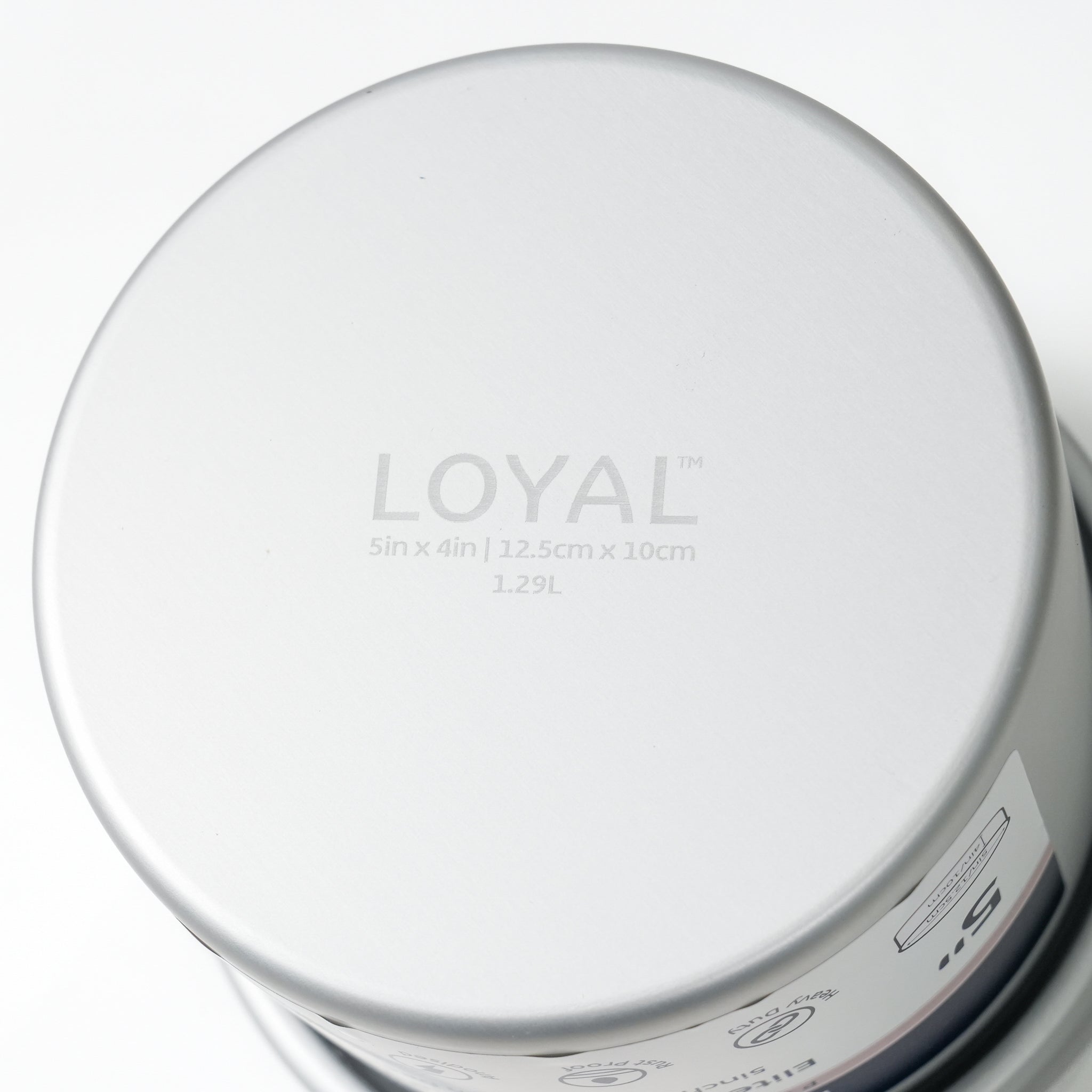 LOYAL Round Cake Tin 5" x 4" (12.5cm x 10cm)
