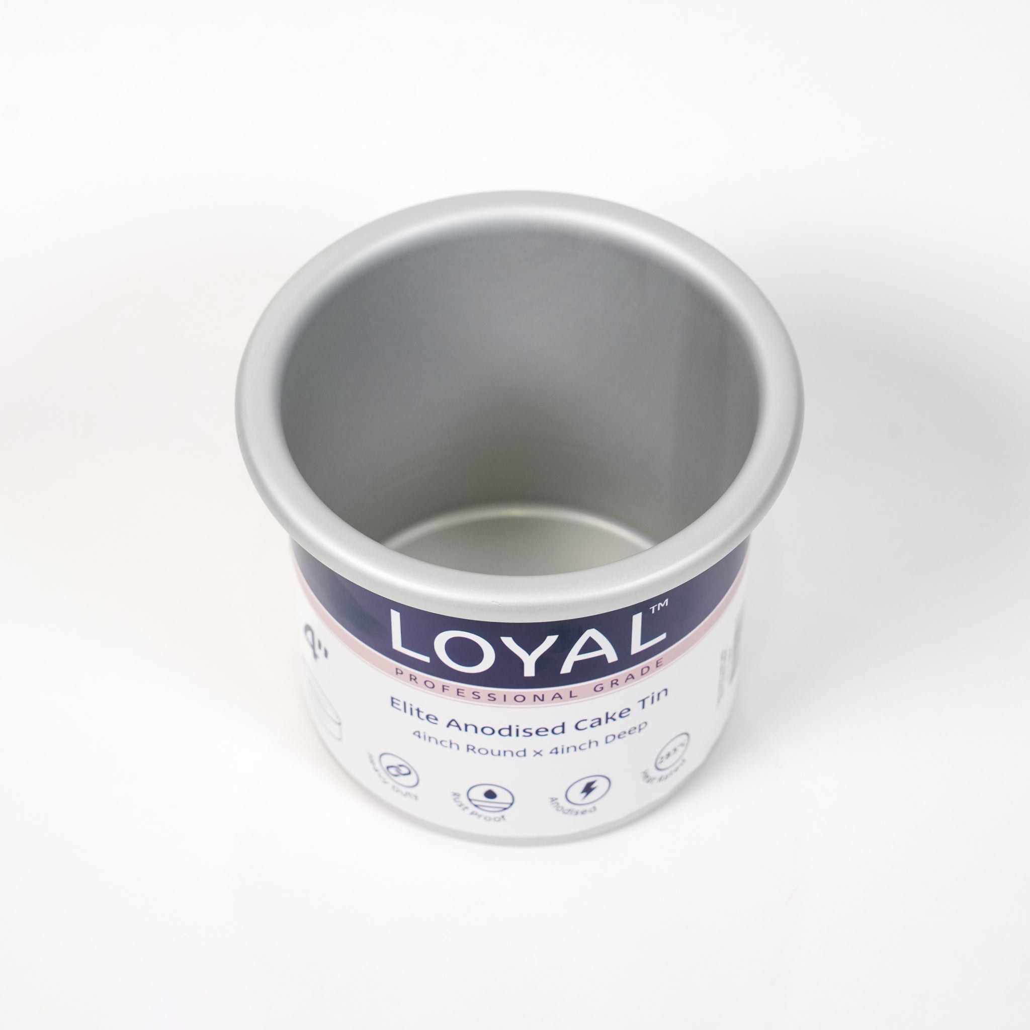 LOYAL Round Cake Tin 4" x 4" (10cm x 10cm)