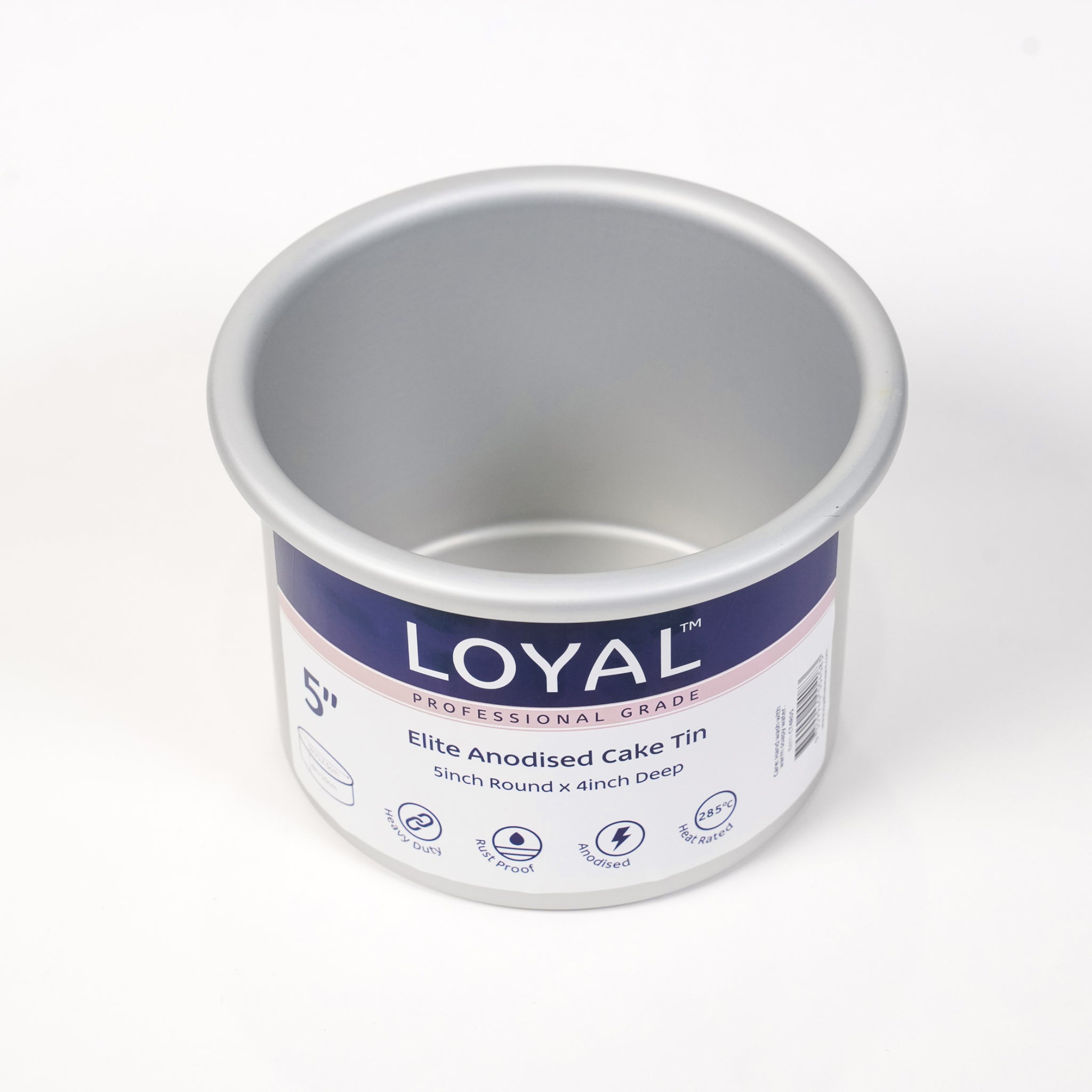 LOYAL Round Cake Tin 5" x 4" (12.5cm x 10cm)