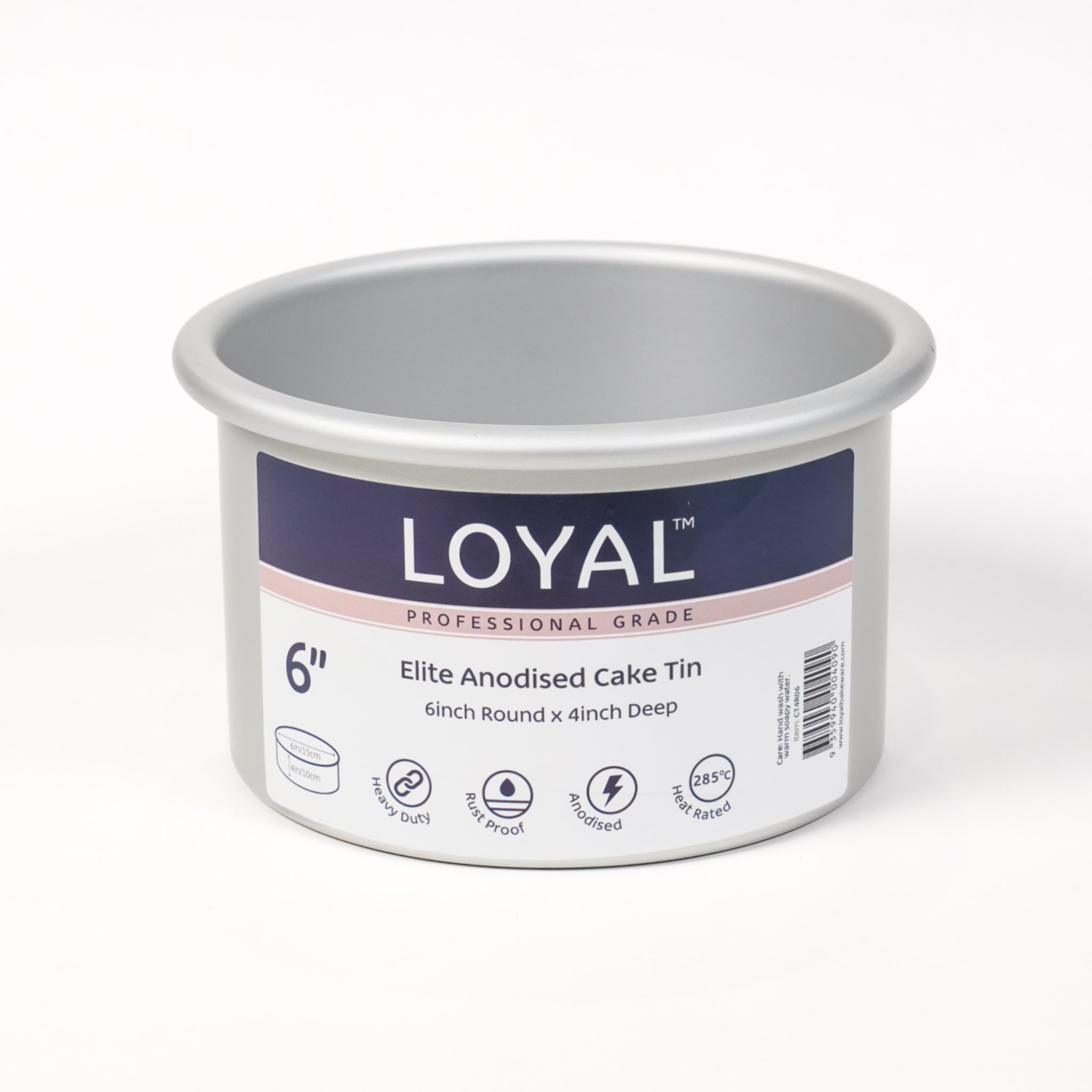 LOYAL Round Cake Tin 6" x 4" (15cm x 10cm)