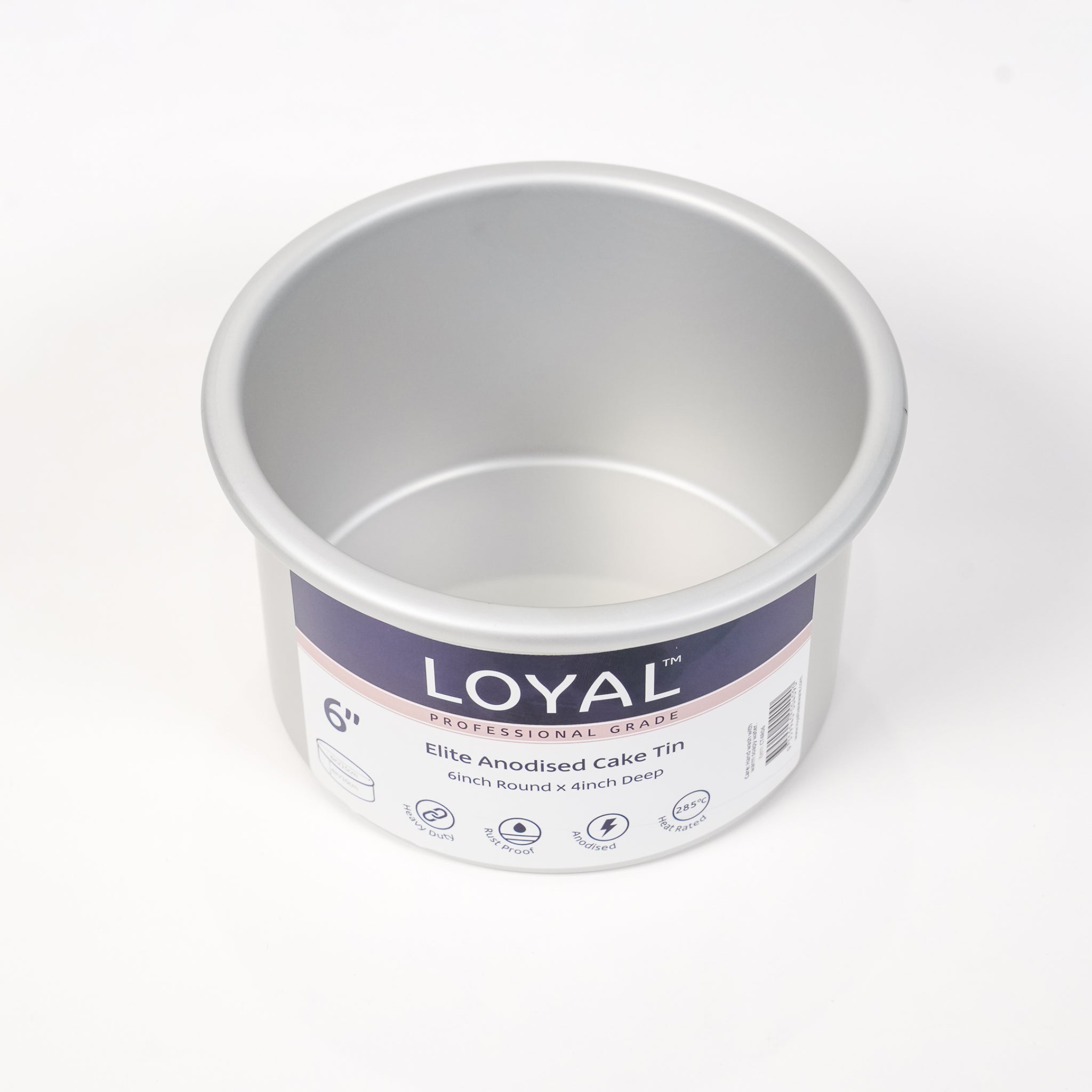 LOYAL Round Cake Tin 6" x 4" (15cm x 10cm)