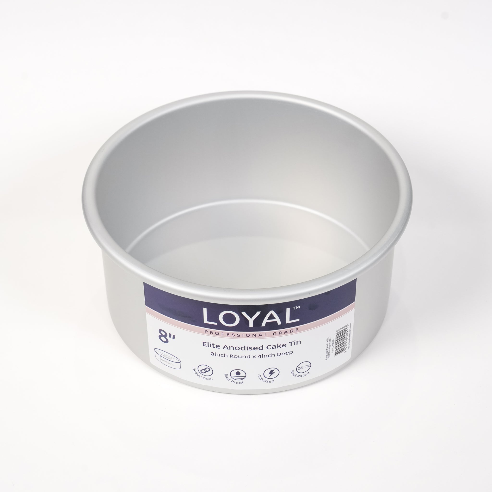 LOYAL Round Cake Tin 8" x 4" (20cm x 10cm)