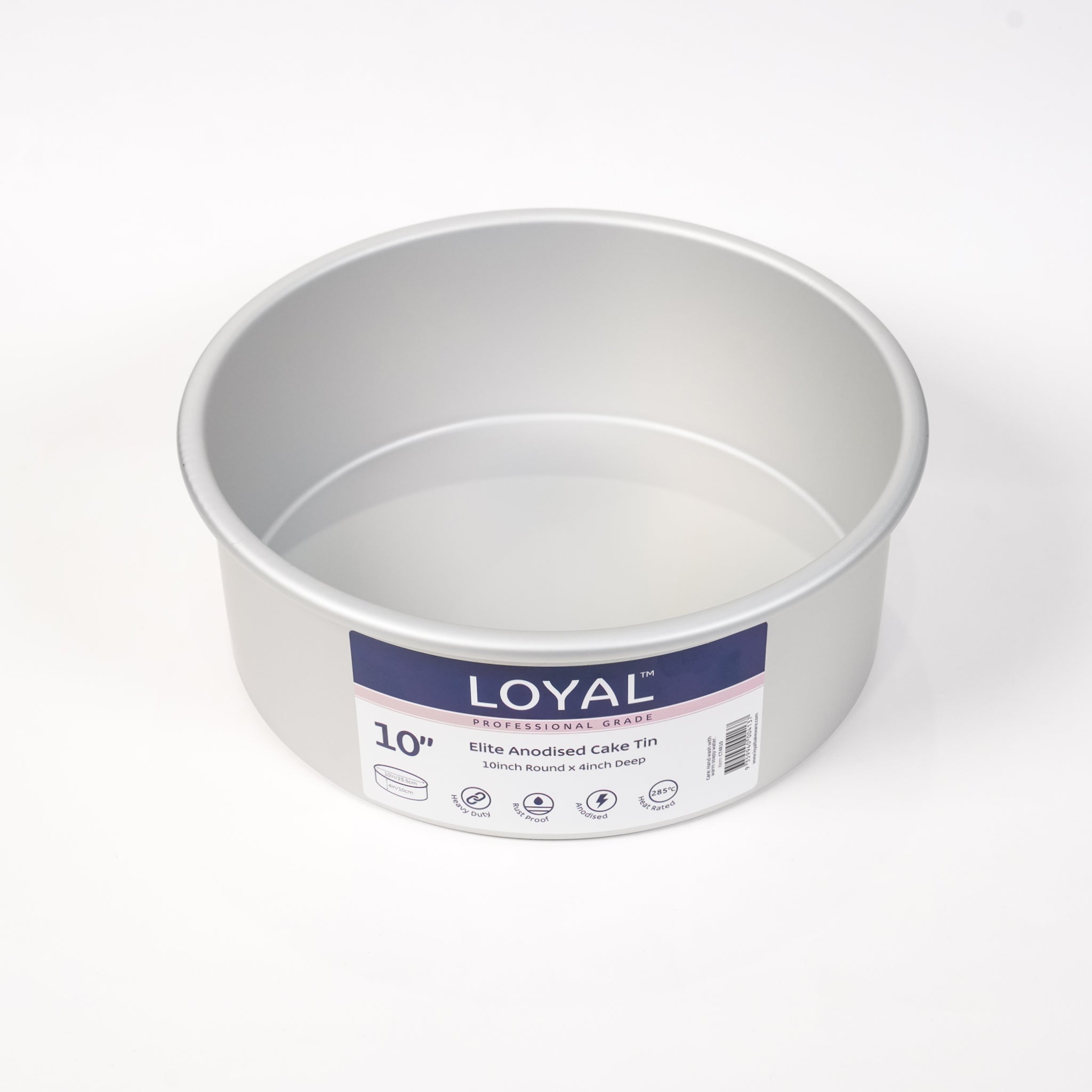 LOYAL Round Cake Tin 10" x 4" (25cm x 10cm)