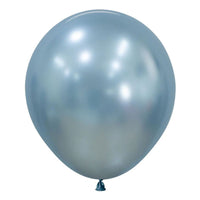 45cm Silk Arctic Blue Balloons
