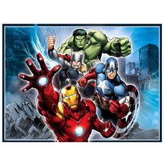 Avengers Edible Icing Cake Image A4