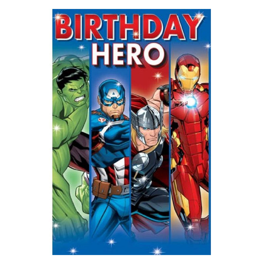 Avengers Birthday Card