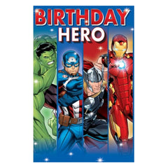 Avengers Birthday Card